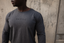 Long Sleeve Classic Fitted Tee - Heather Grey