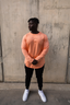 Long Sleeve Classic Fitted Tee - Orange