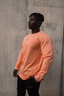 Long Sleeve Classic Fitted Tee - Orange