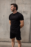 Classic Fitted Tee -Black