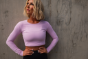 Danu Long Sleeve Crop - Pink