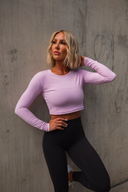 Danu Long Sleeve Crop - Pink
