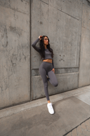 Danu Long Sleeve Crop - Grey