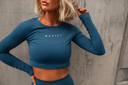 Danu Long Sleeve Crop - Blue