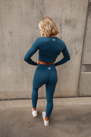 Danu Long Sleeve Crop - Blue