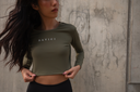 Danu Long Sleeve Crop - Olive