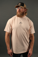 Motion Oversized Tee - Orange Cream