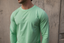 Long Sleeve Classic Fitted Tee - Green