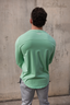 Long Sleeve Classic Fitted Tee - Green