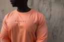 Long Sleeve Classic Fitted Tee - Orange
