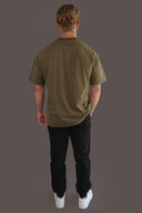 Launch Oversized Shirt -Olive - Ravici Athletica