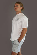 Launch Oversized Shirt -White - Ravici Athletica