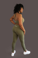 Onyx Legging -Olive - Ravici Athletica