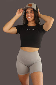 Reign Crop -Black - Ravici Athletica