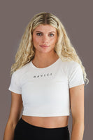 Reign Crop -White - Ravici Athletica